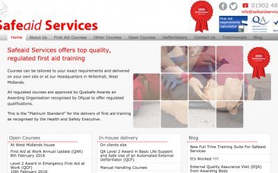New Website for Safeaid Services